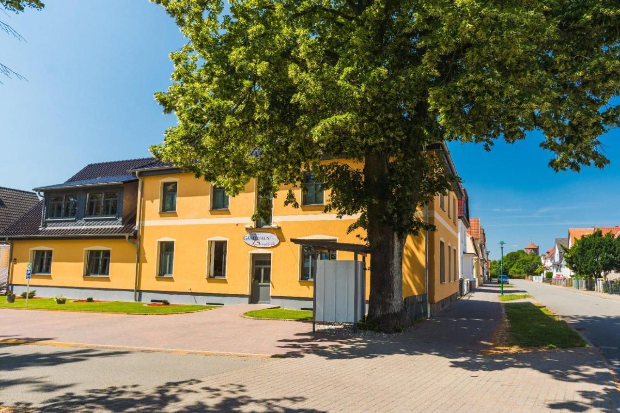 Gaestehaus Burgblick Neustadt-Glewe Esterno foto